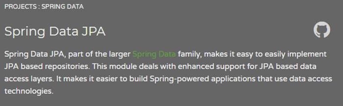 spring data jpa的官方介绍